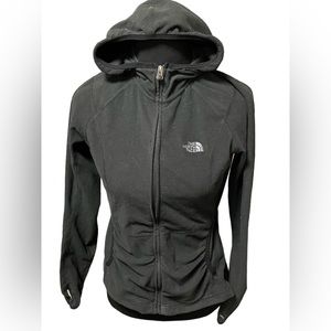 North Face fleece jacket with ruched pockets